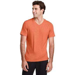 Jockey Men’s Activewear EVERACTIVE V-Neck Tee(Bitter Orange Heather)