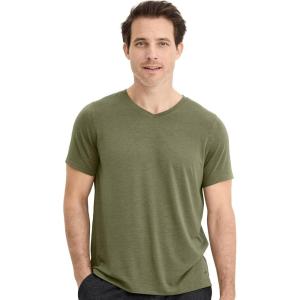 Jockey Men’s Activewear EVERACTIVE V-Neck Tee(Military Green Heather)