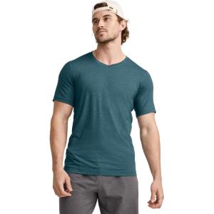 Jockey Men’s Activewear EVERACTIVE V-Neck Tee(Teal Heather)