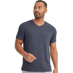 Jockey Men’s Activewear EVERACTIVE V-Neck Tee(True Navy Heather)
