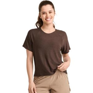 Jockey Women’s Activewear EVERACTIVE Relaxed Tee(Cocoa Heather)