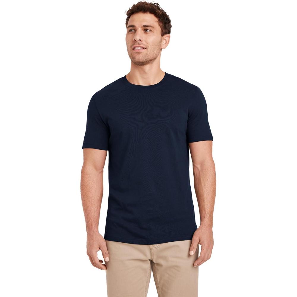 imageJockey Mens Casualwear Made2Fit Crew Neck TShirtTrue Navy
