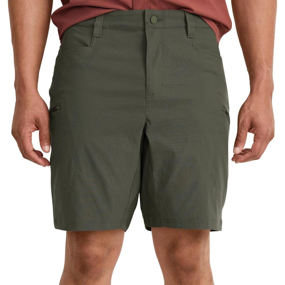 imageJockey Outdoors Mens Casualwear 9quot Utility ShortBrunswick Green