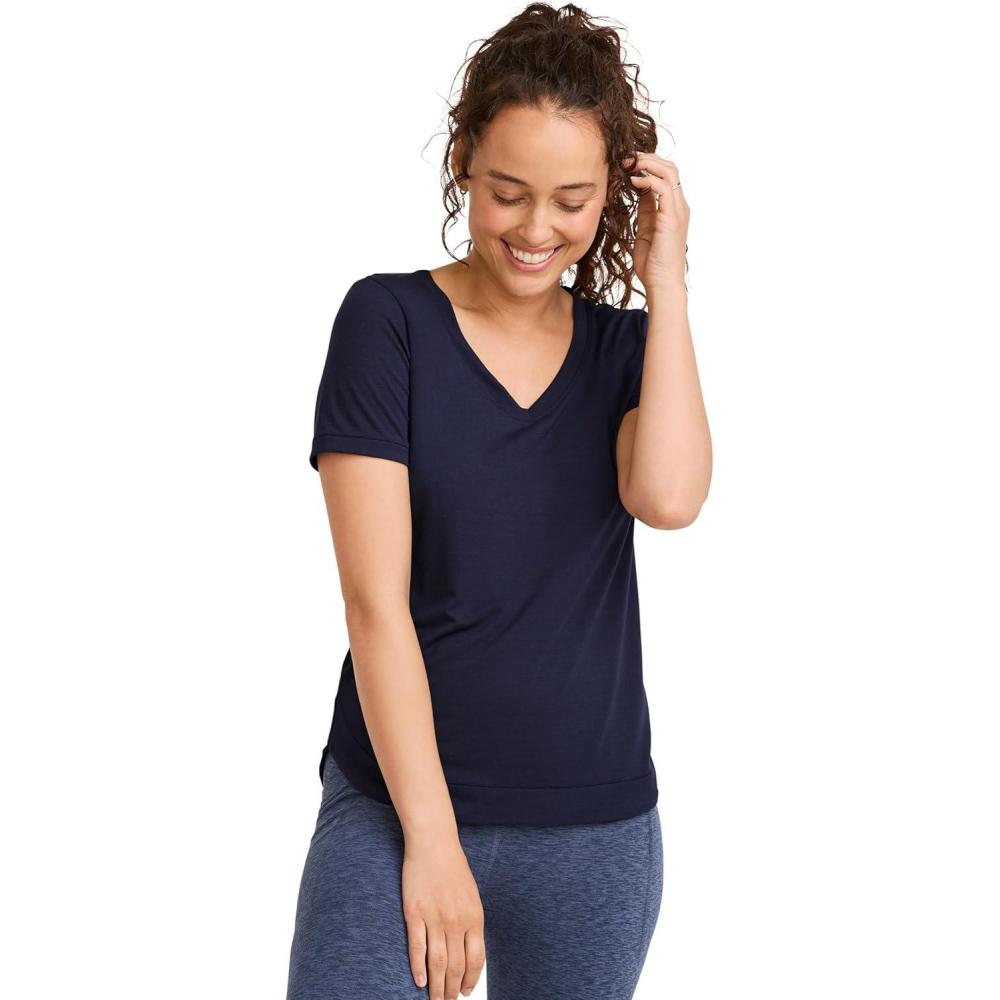 imageJockey Womens Activewear EVERACTIVE VNeck TeeJockey Blue