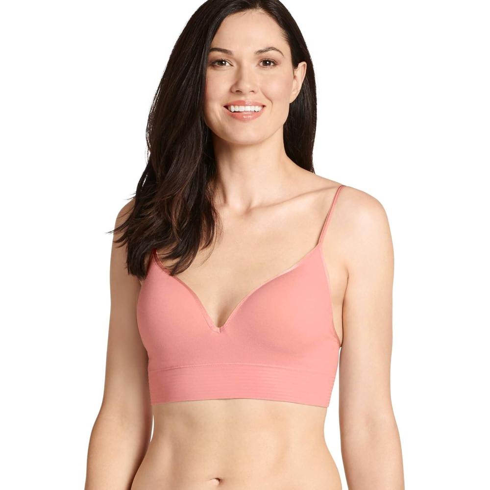 imageJockey Womens Bra Natural Beauty Seamfree Molded Cup Bralette