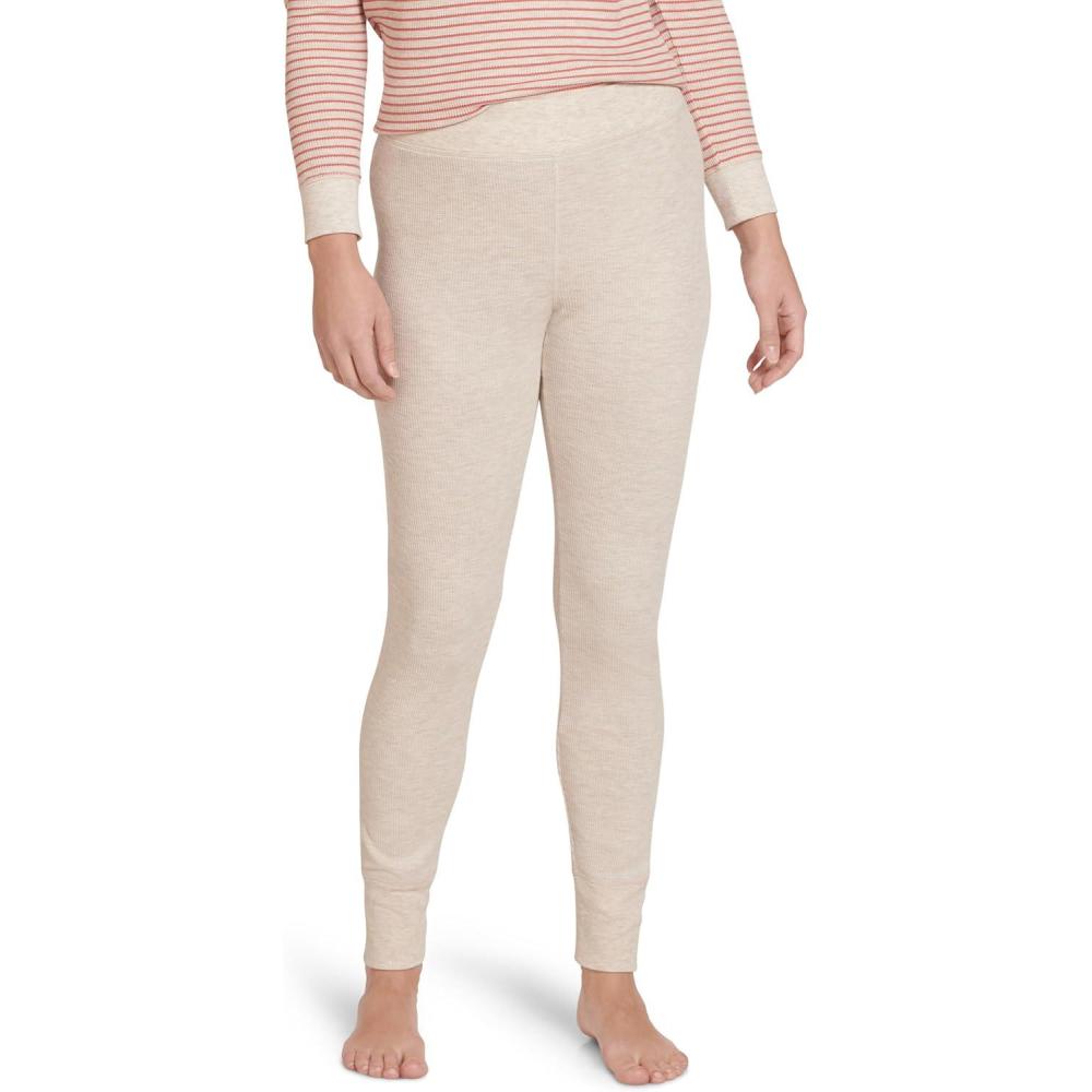 imageJockey Womens Loungewear Waffle LeggingOatmeal Heather