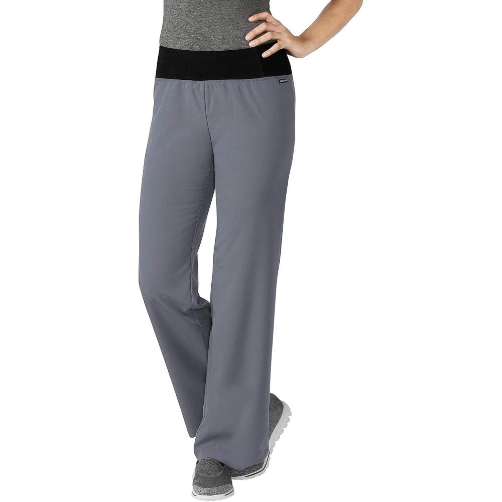 imageJockey Womens Scrubs Womens Soft Comfort Yoga Scrub PantPewter