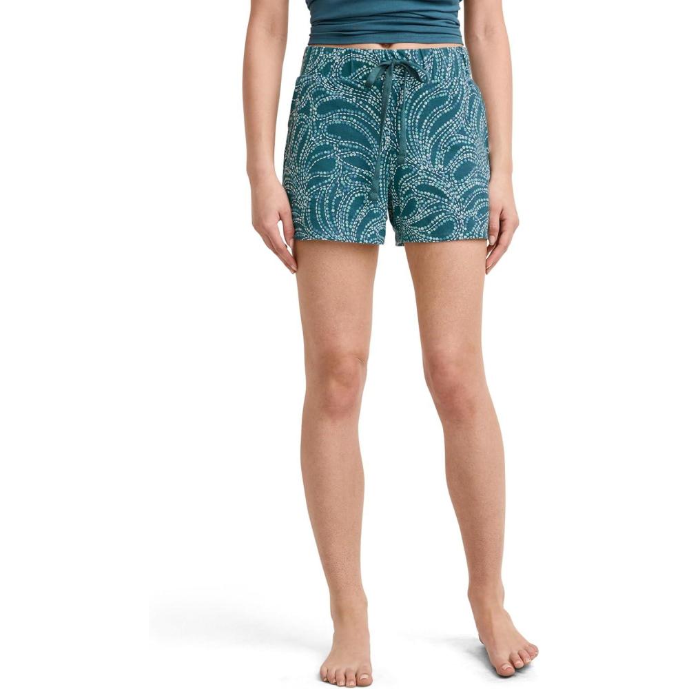 imageJockey Womens Sleepwear Organic Cotton Stretch ShortCascading Plume