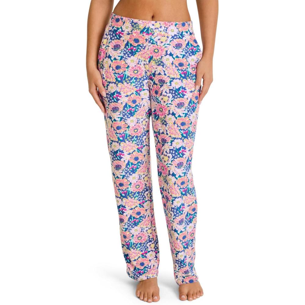 imageJockey Womens Sleepwear Soft Cool PantPink Floral