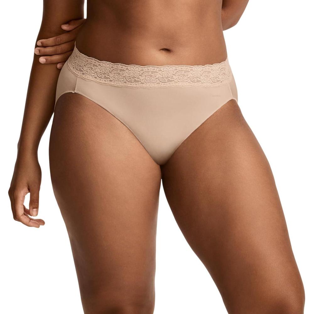 imageJockey Womens Underwear No Panty Line Promise Tactel Lace BikiniLight