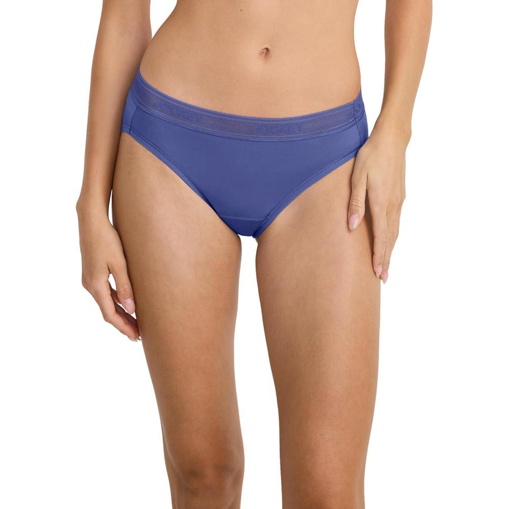 imageJockey Womens Underwear Worry Free Microfiber Moderate Absorbency BikiniFuture Dusk