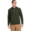 imageJockey Mens Activewear EVERACTIVE Mixed Media 12 Zip HoodieMire Green