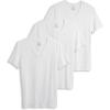imageJockey Mens Undershirt Smooth Fit Cotton Stretch VNeck Undershirt  3 PackDiamond White