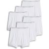 imageJockey Mens Underwear Classic 5quot Boxer Brief  6 PackWhite