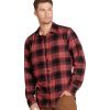 imageJockey Outdoors Mens Casualwear Long Sleeve Flannel ShirtOliver Plaid