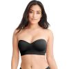 imageJockey Womens Bra Seamfree Multiway Bandeau BraletteBlack