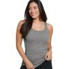imageJockey Womens Performance 100 Cotton Rib TankCoal Heather