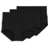 imageJockey Womens Shapewear Skimmies 360 Tummy Smoothing Brief  3 PackBlack