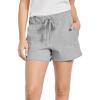 imageJockey Womens Sleepwear Organic Cotton Stretch ShortGrey Heather