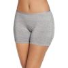 imageJockey Womens Underwear Worry Free Cotton Stretch Moderate Absorbency Boxer BriefGrey Stone