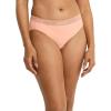 imageJockey Womens Underwear Worry Free Microfiber Moderate Absorbency BikiniPeach Smoothie