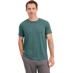 Jockey Men’s Activewear EVERACTIVE Crew Neck Tee(Cactus Pine Heather)