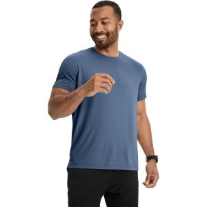 Jockey Men’s Activewear EVERACTIVE Crew Neck Tee(Fresh Coast Heather)