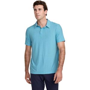 Jockey Men’s Activewear EVERACTIVE Polo(Caspian Sea Painted Tile Geo)