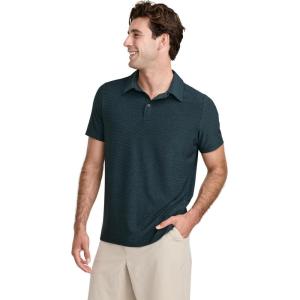 Jockey Men’s Activewear EVERACTIVE Polo(Ocean Sky Driver Stripe)