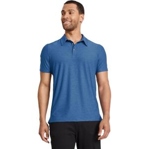 Jockey Men’s Activewear EVERACTIVE Polo(True Blue Heather)