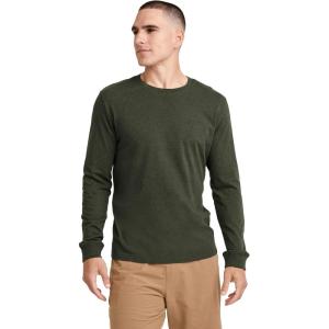 Jockey Men’s Casualwear Legacy Long Sleeve Crew Neck T-Shirt(Green Heather)