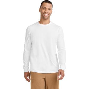 Jockey Men’s Casualwear Legacy Long Sleeve Crew Neck T-Shirt(White)