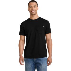 Jockey Men’s Casualwear Legacy Pocket Crew Neck T-Shirt(Black)