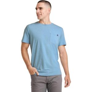 Jockey Men’s Casualwear Legacy Pocket Crew Neck T-Shirt(Blue Heather)