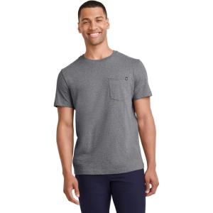 Jockey Men’s Casualwear Legacy Pocket Crew Neck T-Shirt(Grey Heather)