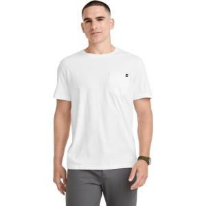 Jockey Men’s Casualwear Legacy Pocket Crew Neck T-Shirt(White)