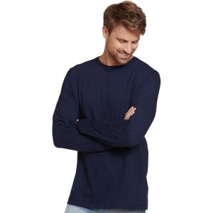 Jockey Men’s Casualwear Made in America Heritage Long Sleeve Tee(True Navy)
