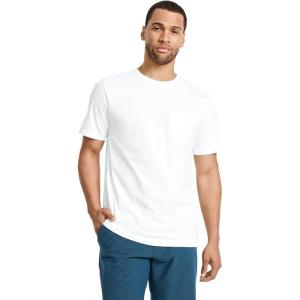 Jockey Men’s Casualwear Made in America Heritage Short Sleeve Pocket Tee(Diamond White)