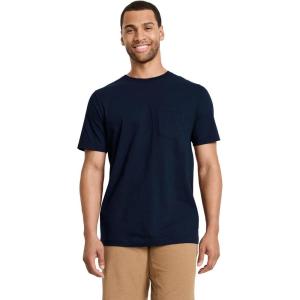 Jockey Men’s Casualwear Made in America Heritage Short Sleeve Pocket Tee(True Navy)