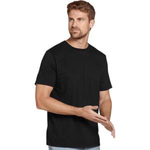 Jockey Men’s Casualwear Made in America Heritage Short Sleeve Tee(Black)