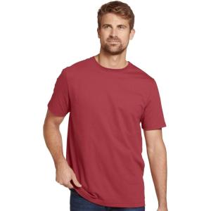 Jockey Men’s Casualwear Made in America Heritage Short Sleeve Tee(Leather Red)