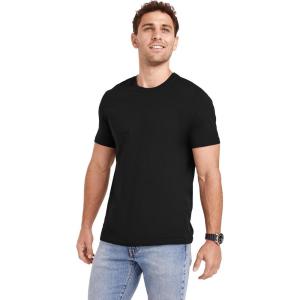 Jockey Men’s Casualwear Made2Fit Crew Neck T-Shirt(Black)