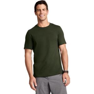 Jockey Men’s Casualwear Made2Fit Crew Neck T-Shirt(Mire Green)