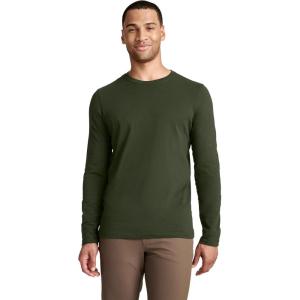 Jockey Men’s Casualwear Made2Fit Long Sleeve Crew Neck T-Shirt(Mire Green)