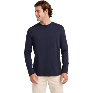 Jockey Men’s Casualwear Made2Fit Long Sleeve Crew Neck T-Shirt(True Navy)