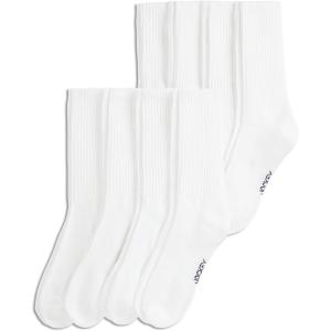 Jockey Men’s Everyday Cotton Blend Crew Socks (8-Pack)(White)