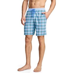 Jockey Men’s Sleepwear Ultra Soft Cooling Sleep Short(Field Day Plaid)