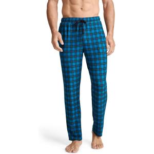 Jockey Men’s Sleepwear Ultra Soft Pant(Turquoise Plaid)