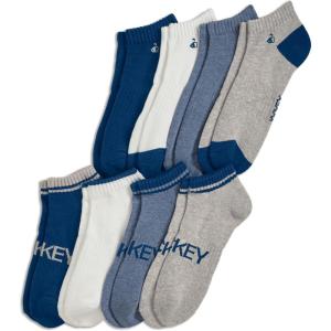 Jockey Men’s Socks Men’s Everyday Cotton Blend Low Cut Sock – 8 Pack(White/Blue/Grey/Navy)