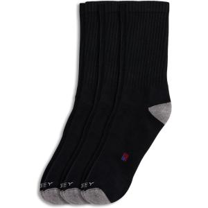 Jockey Men’s Socks Men’s Made in America* Crew Socks – 3 Pack(Black)